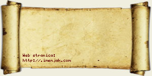 Una Kačavenda vizit kartica